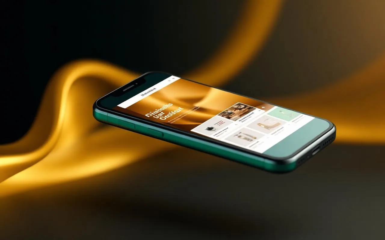 Halaman katalog produk versi mobile yang mempermudah pembeli melihat barang kapan saja.
