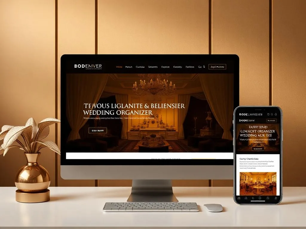 Website event organizer dan wedding organizer untuk menerima brief acara dari klien.
