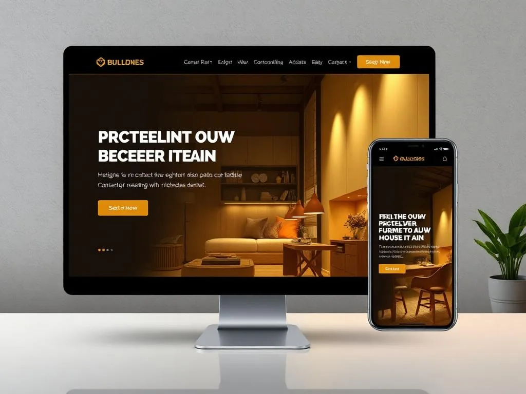 Website kontraktor dan jasa renovasi bangunan untuk pengajuan proyek rumah dan ruko.