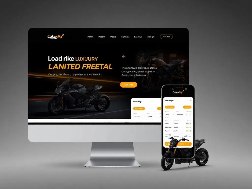 Website rental mobil dan motor untuk reservasi harian, mingguan, dan kontrak korporat.