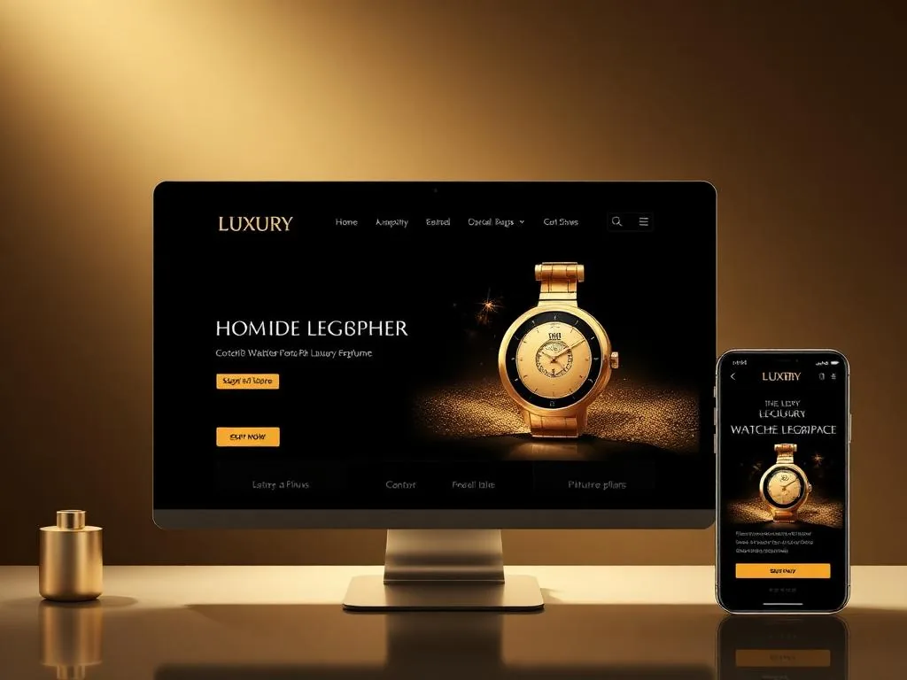 Website toko online tas, jam tangan, dan parfum branded untuk socialita dan kolektor.